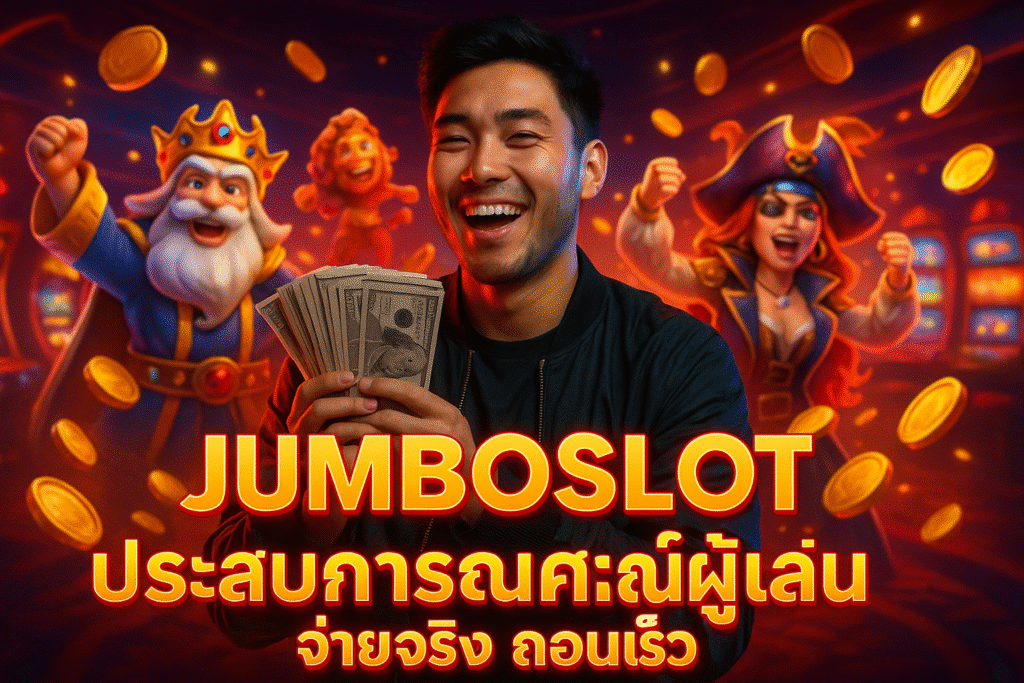 JUMBOSLOT ประสบการณ์ผู้เล่น จ่ายจริง ถอนเร็ว