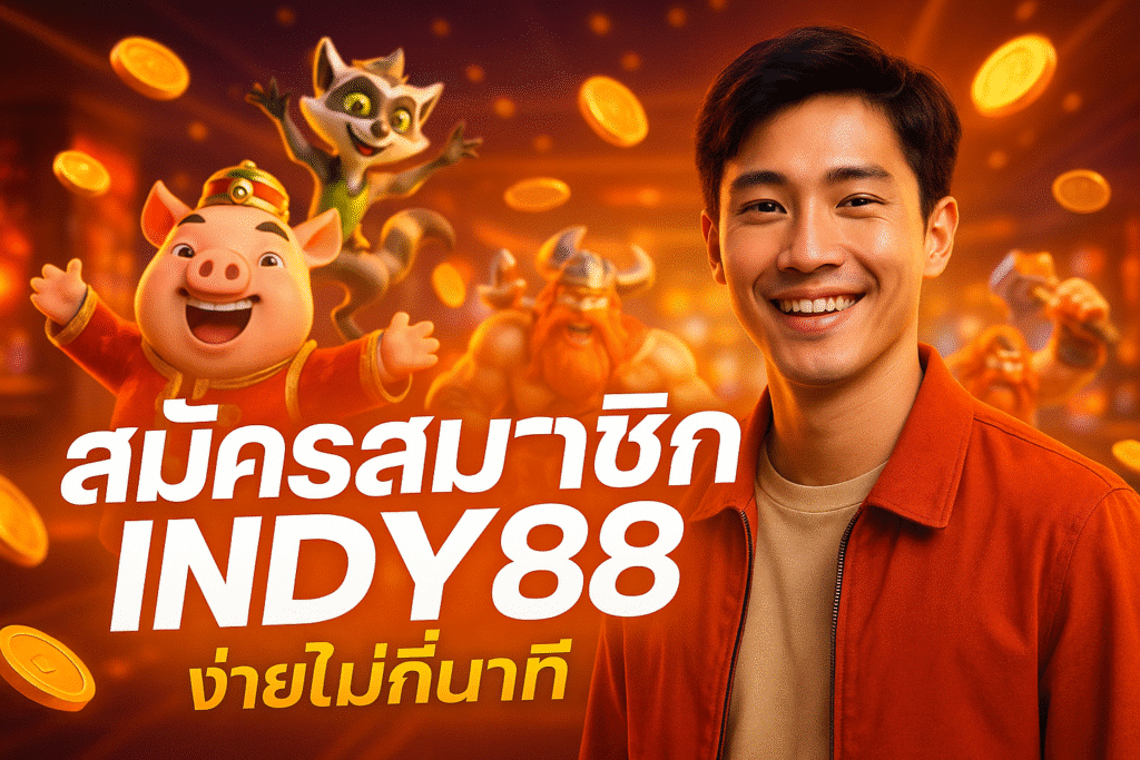 สมัครสมาชิก INDY88 ง่ายไม่กี่นาที