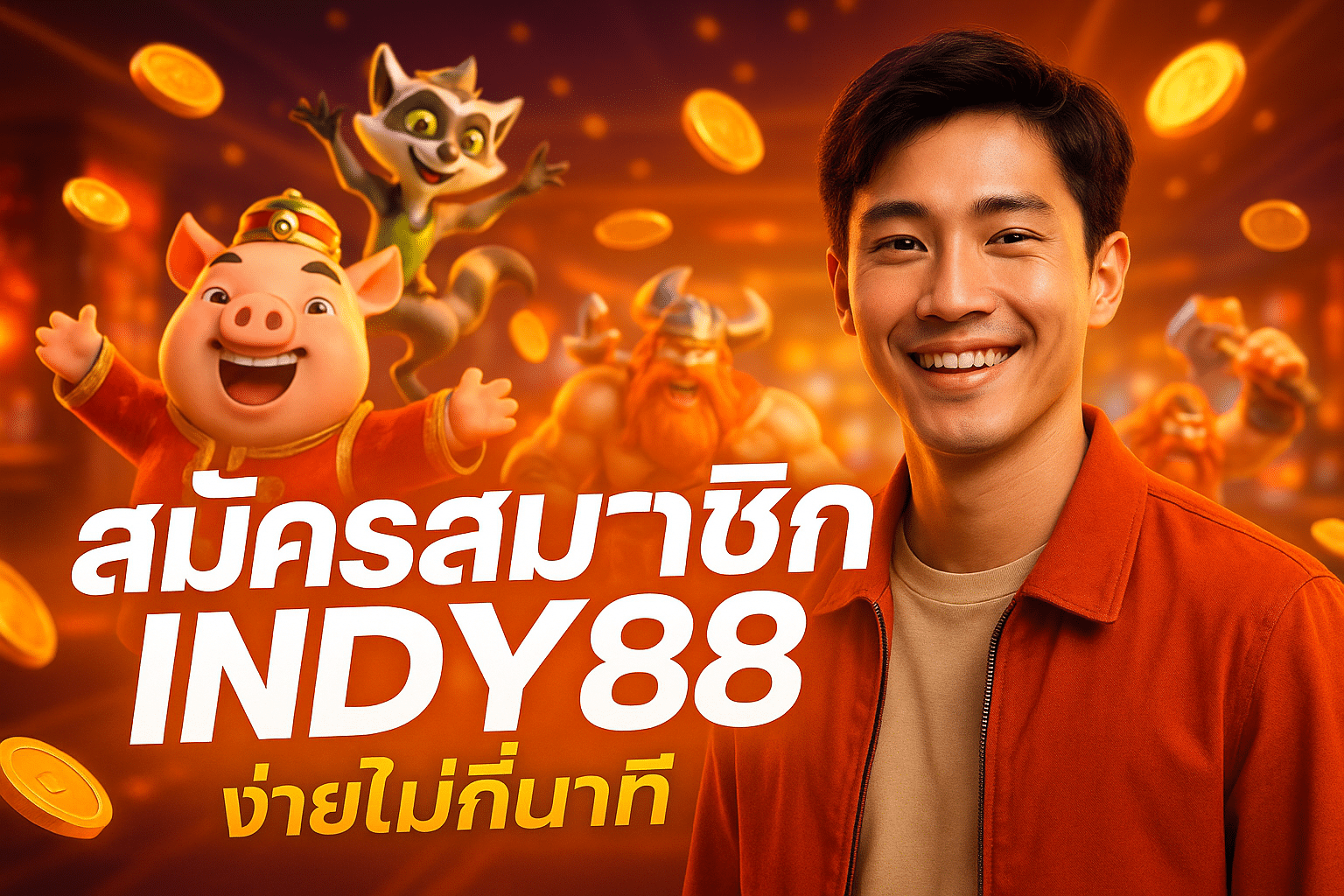 สมัครสมาชิก INDY88 ง่ายไม่กี่นาที