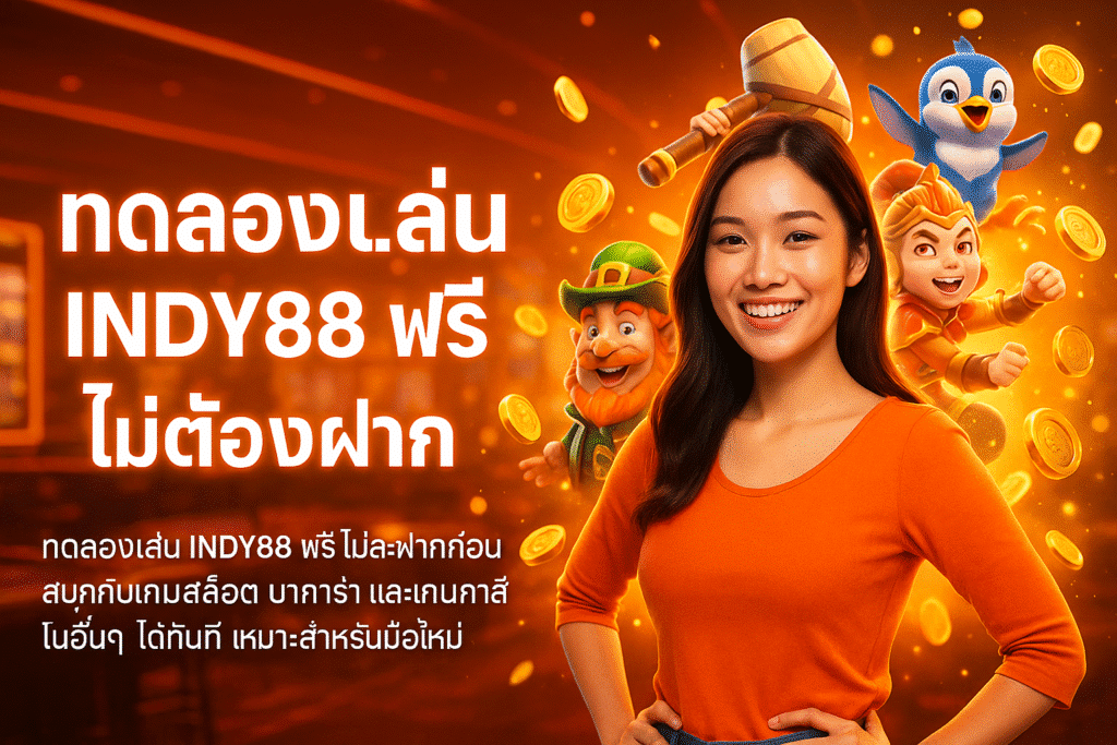 ทดลองเล่น INDY88 ฟรี ไม่ต้องฝาก